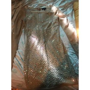 Hot Miami styles iridescent stone bodycon